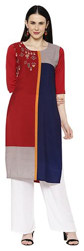 

1 Stop Fashion Women Multi Printed Regular Kurta