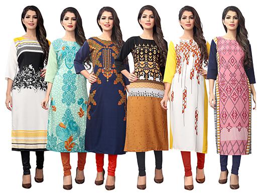 

1 Stop Fashion Women Multi Printed Straight Kurta