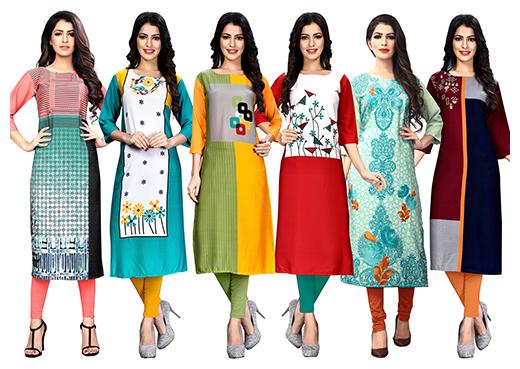 

1 Stop Fashion Women Multi Printed Straight Kurta