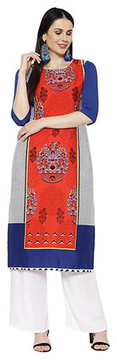 

1 Stop Fashion Women Multi Floral Regular Kurta