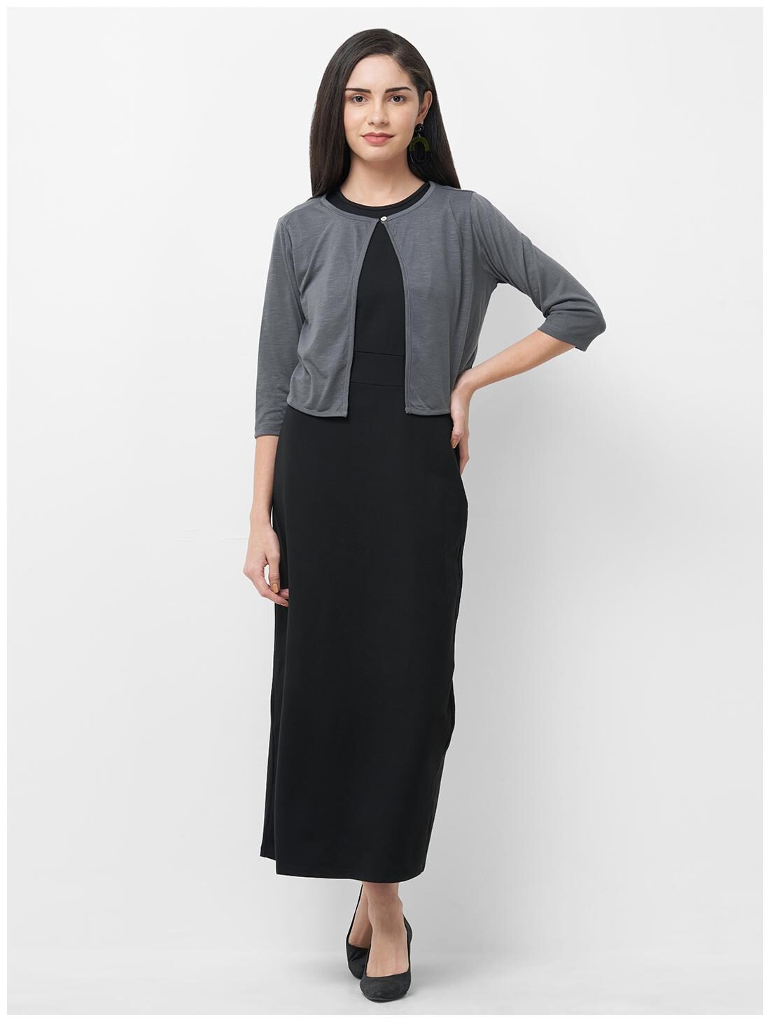 

109 F Women Shrug - Grey
