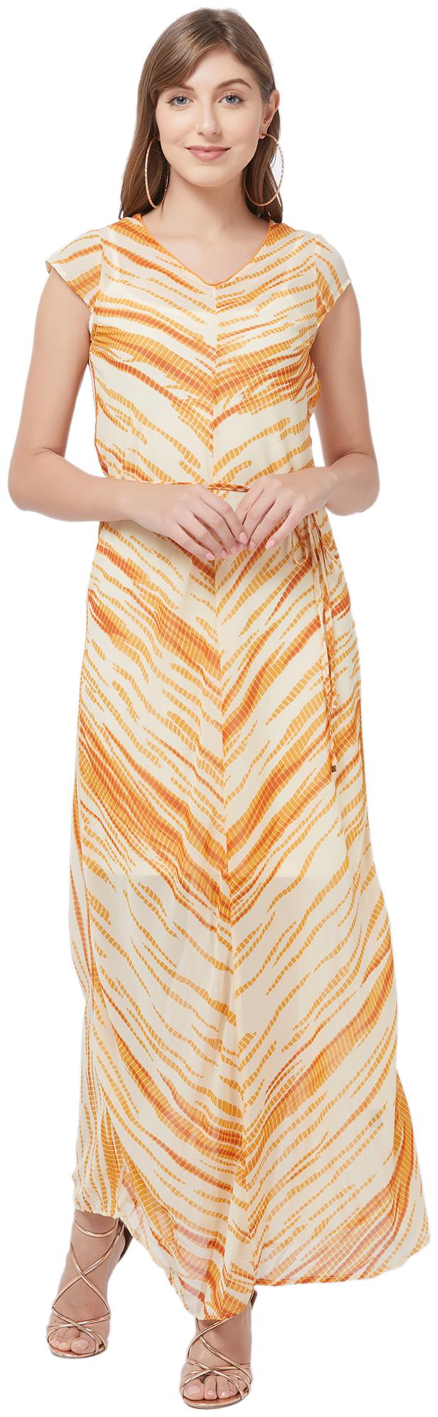 

109 F Multi Printed A-line dress