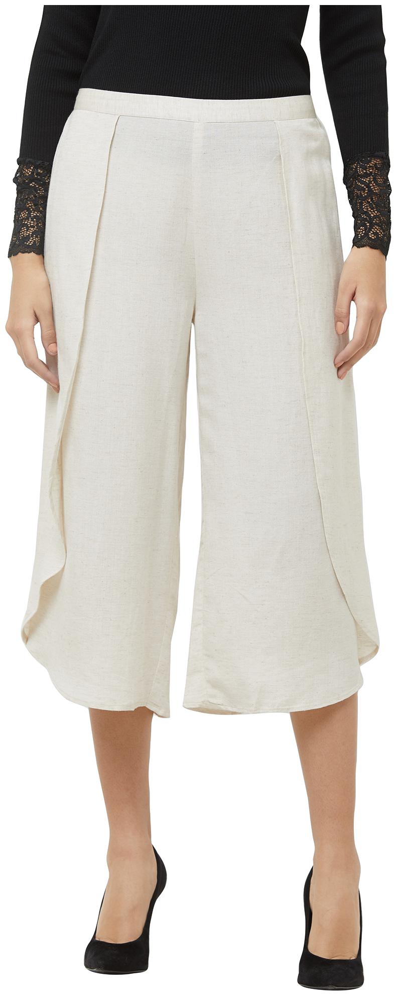

109 F Women Beige Regular fit Cullotes