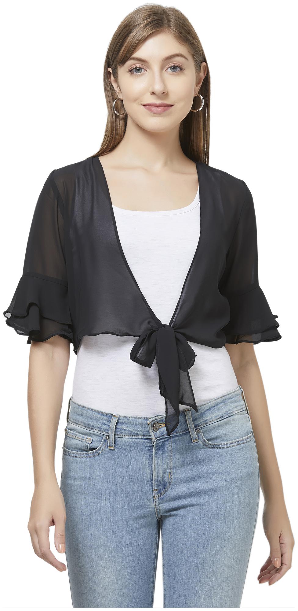 

109 F Women Shrug - Black