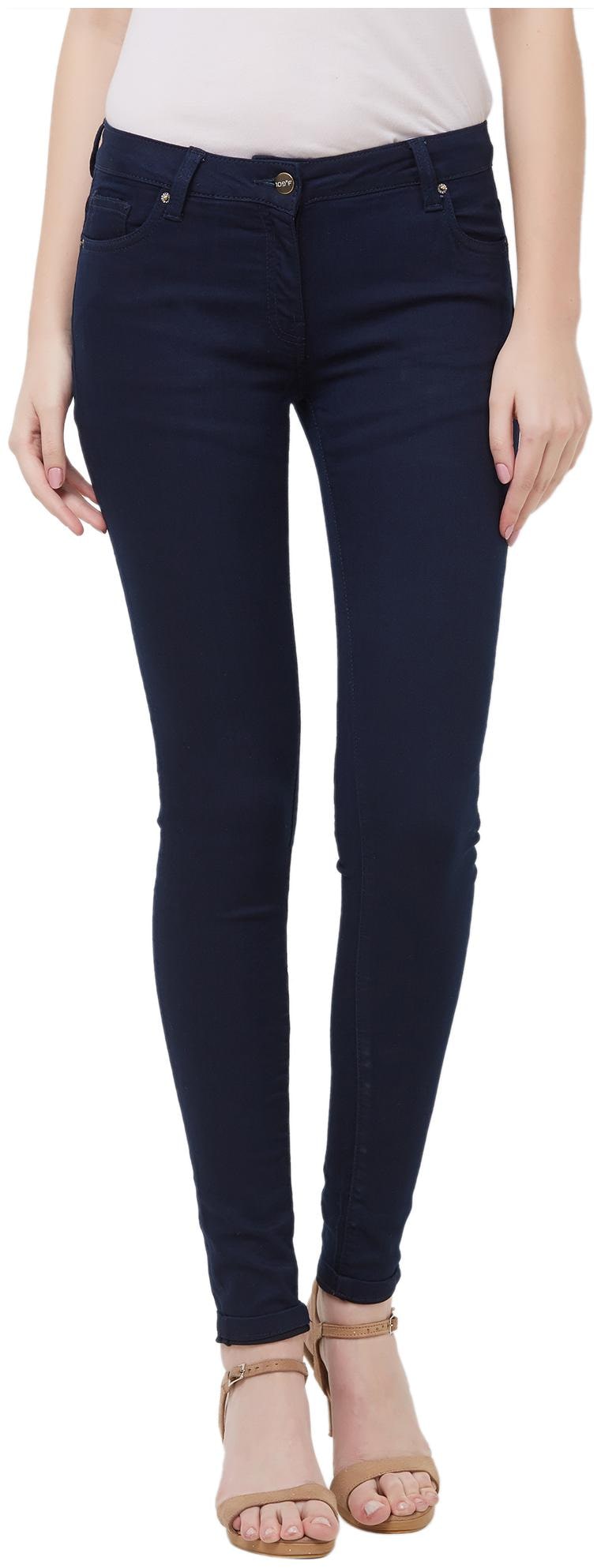 

109 F Women Blue Slim fit Jeans