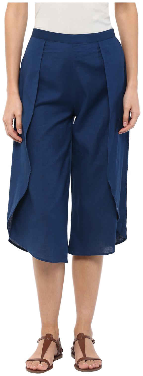 

109 F Women Blue Regular fit Cullotes