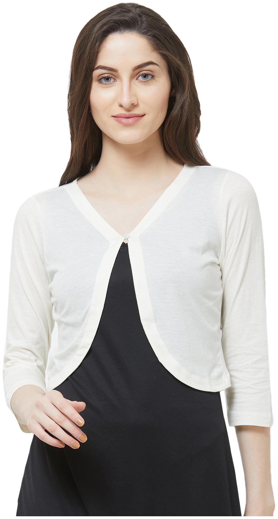

109 F Women Shrug - White