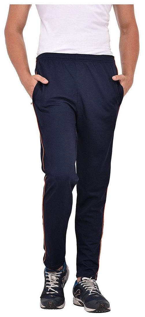 

22K Black Polyester Buffy Sports trackpant for Man s