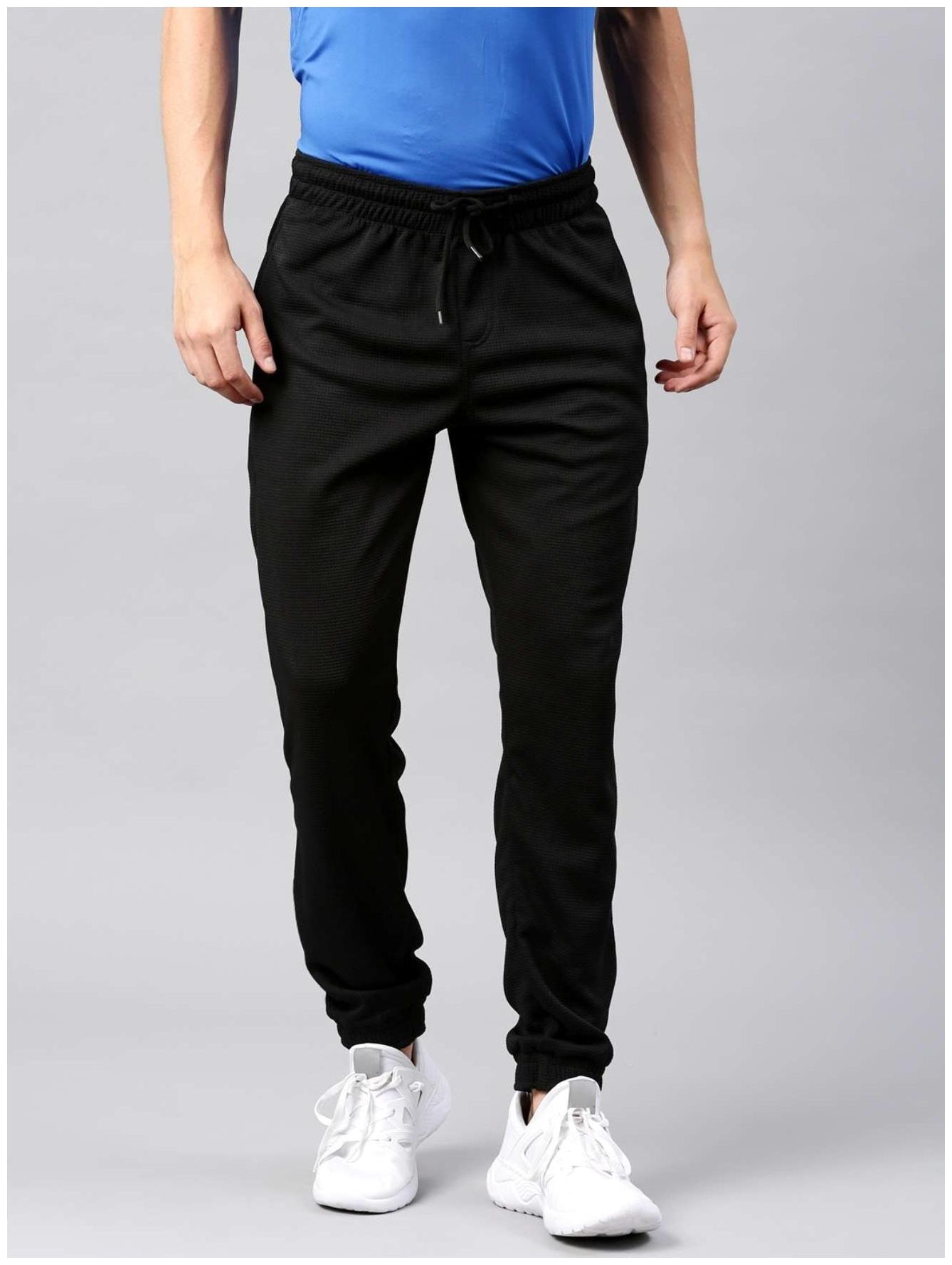 

22K Black Polyester Track Pants - MEN S