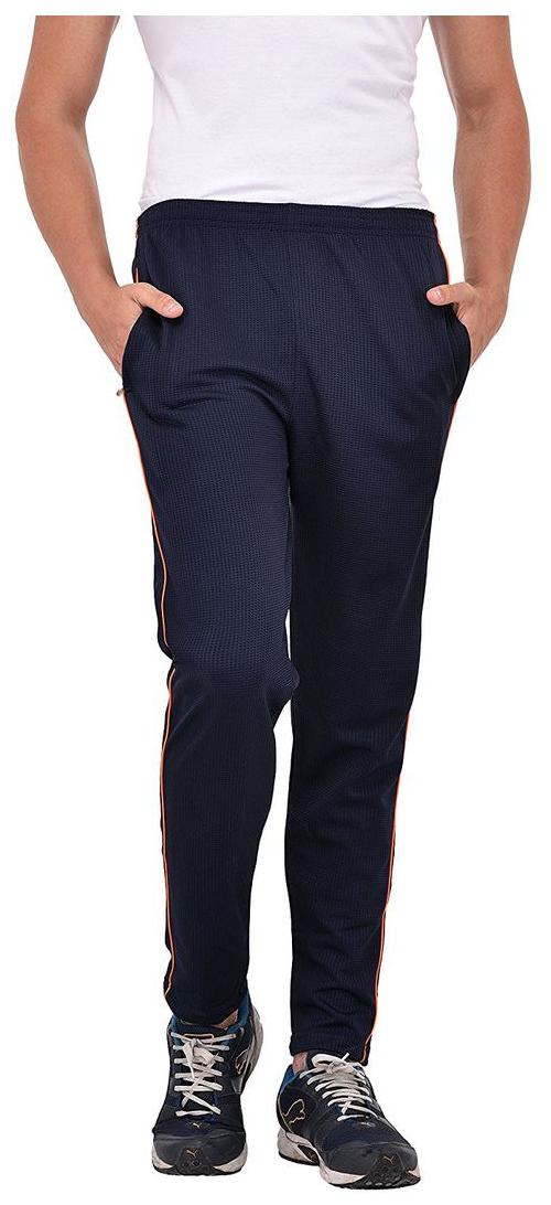 

22K Black Polyester Buffy Sports trackpant for Man s