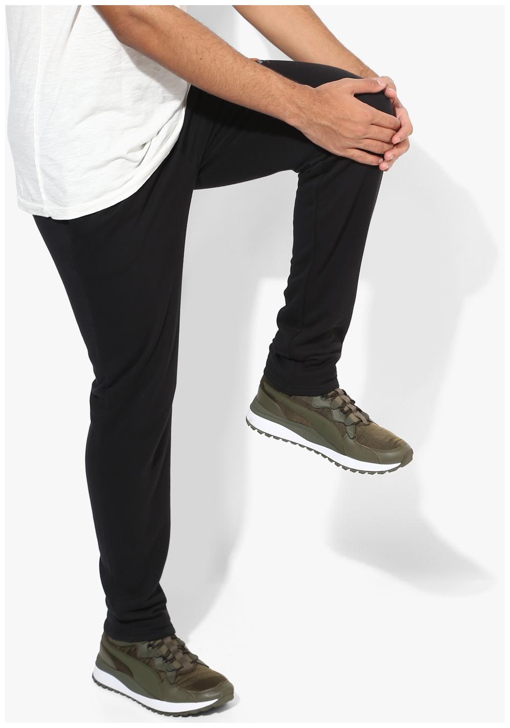 

22K Men s BLACK Sports polyester Trackpant