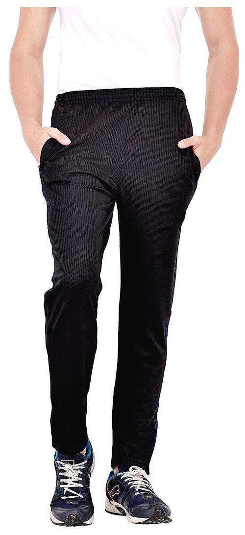 

22K Sports Dot Black Polyester trackpant for Man s