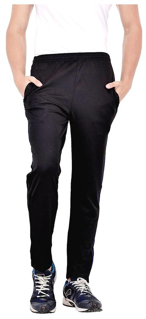 

22K Sports Dot Black Polyester trackpant for Man s
