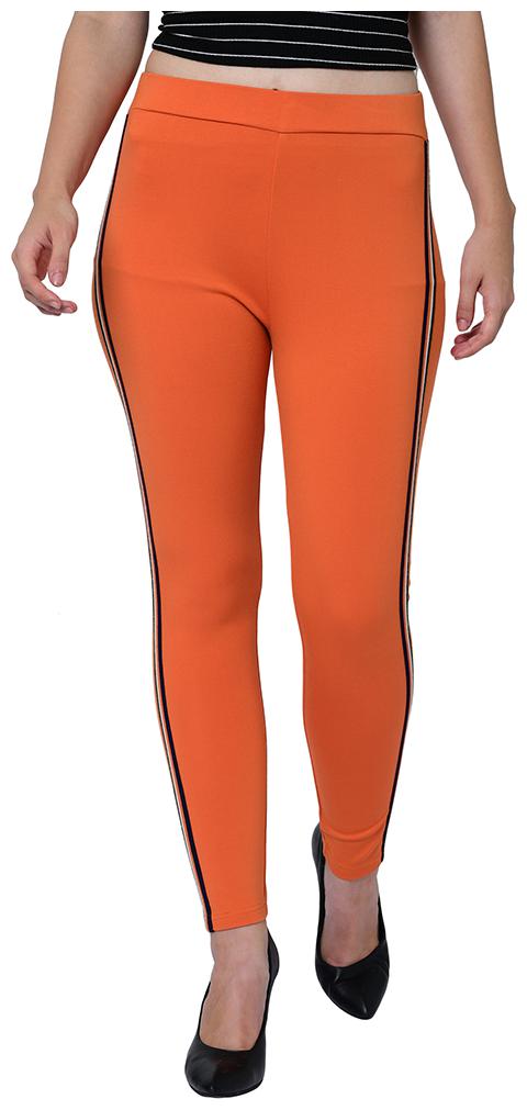 

2BMe Women Orange Straight fit Jegging