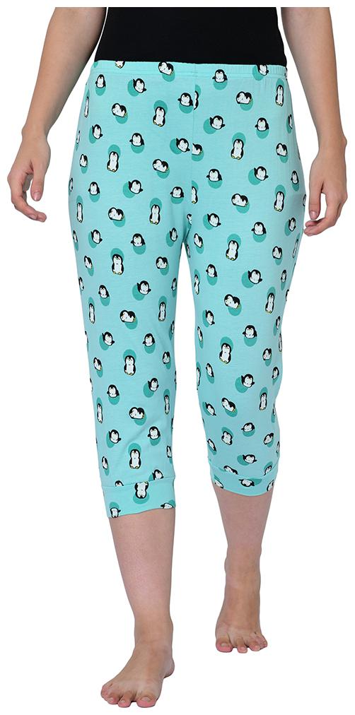 

2BMe Women Printed Regular capri - Blue
