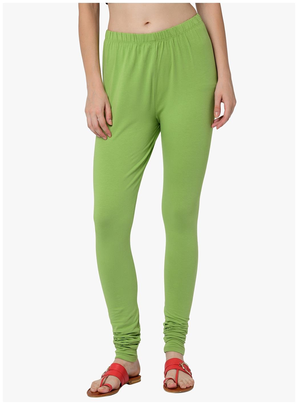 

2BMe Cotton Churidar - Green