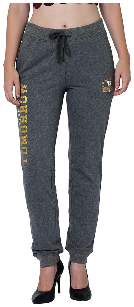 

2BMe Women Polyester Printed Grey Joggers