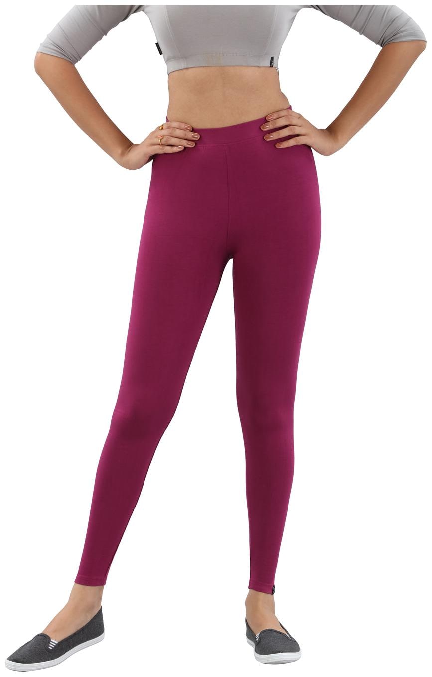 

409 Women Viscose Leggings -Purple