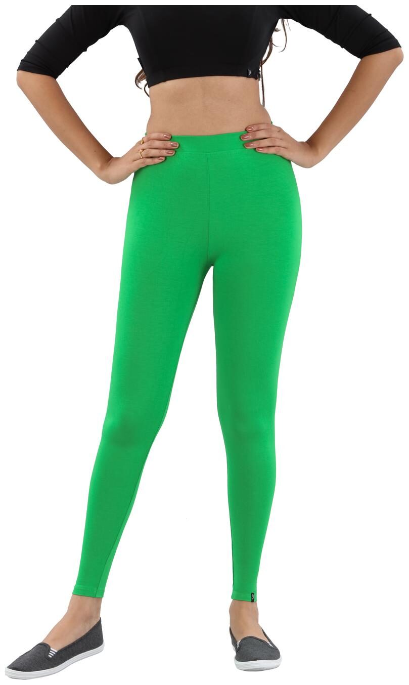 

409 Women Viscose Leggings -Green