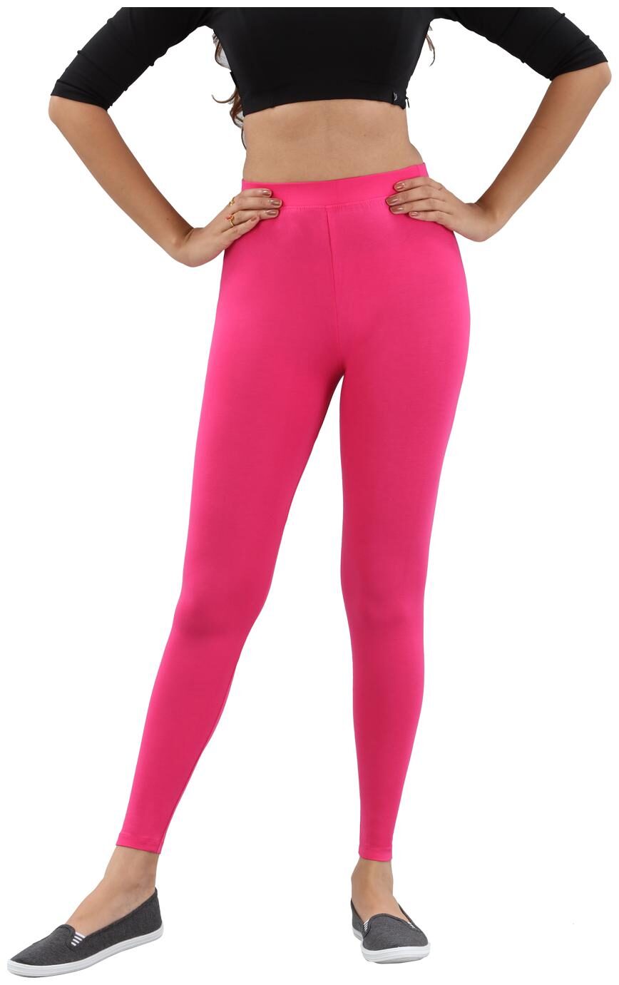 

409 Women Viscose Leggings -Pink