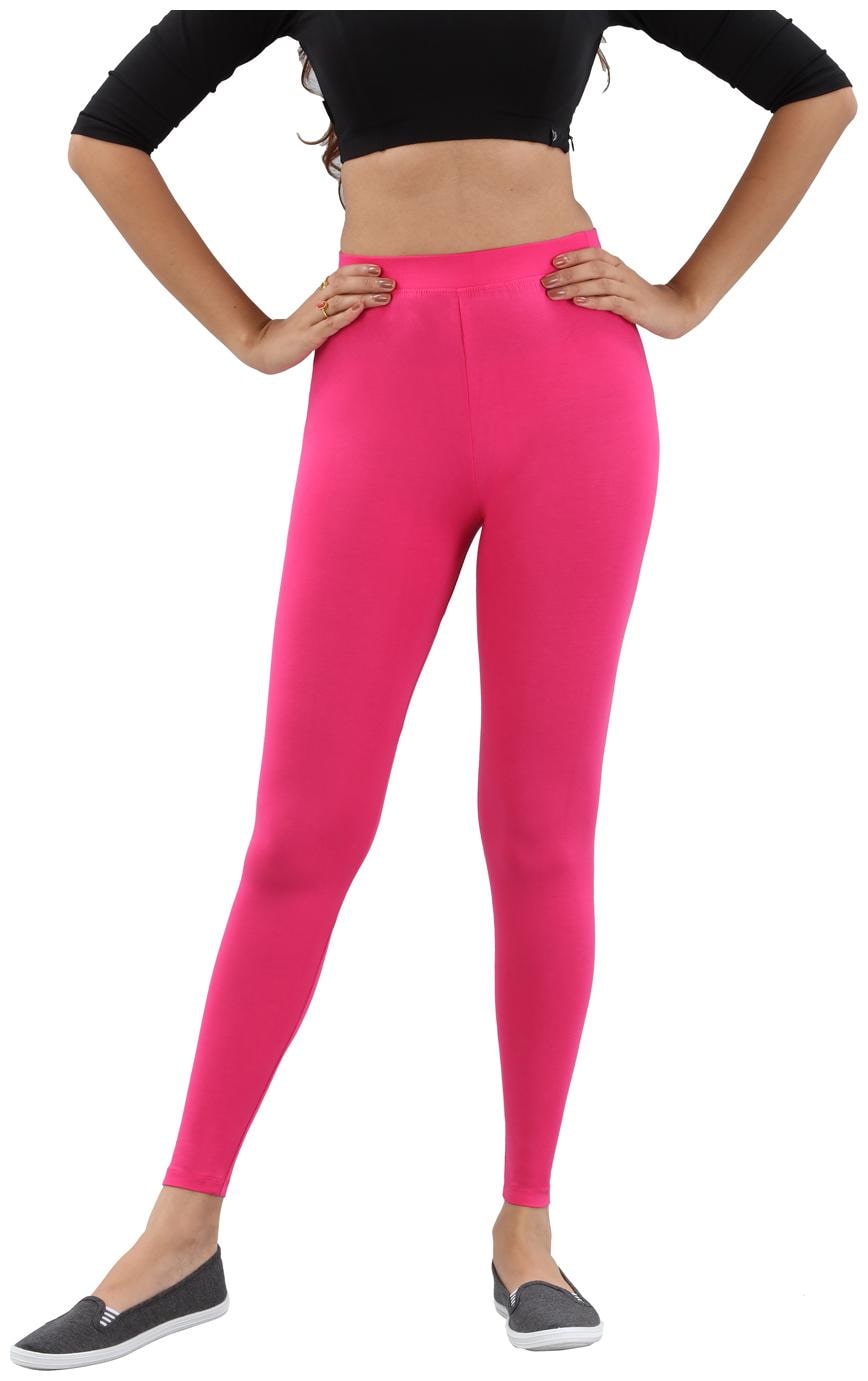

469 Women Viscose Leggings -Pink