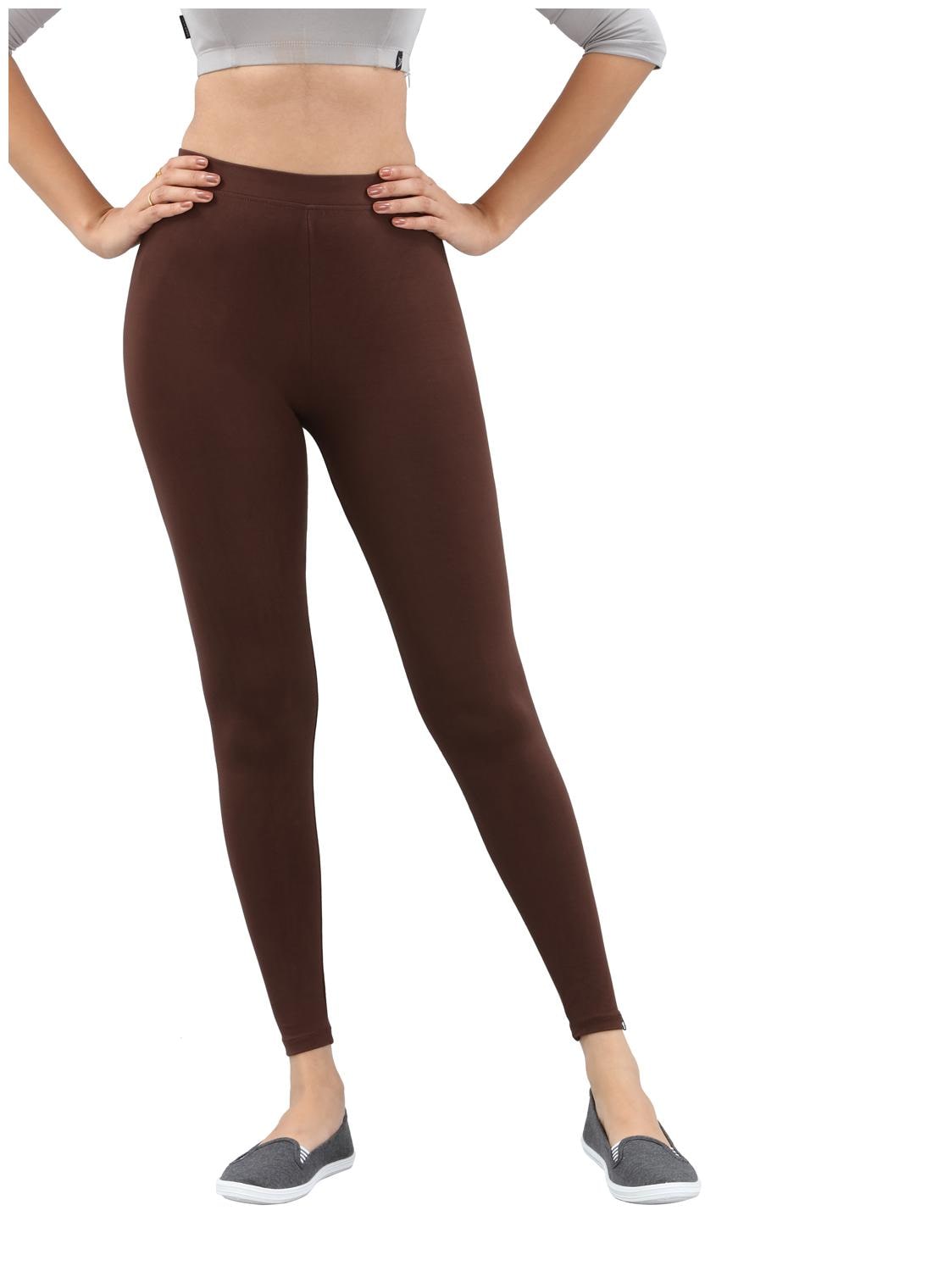 

469 Women Viscose Leggings -Beige
