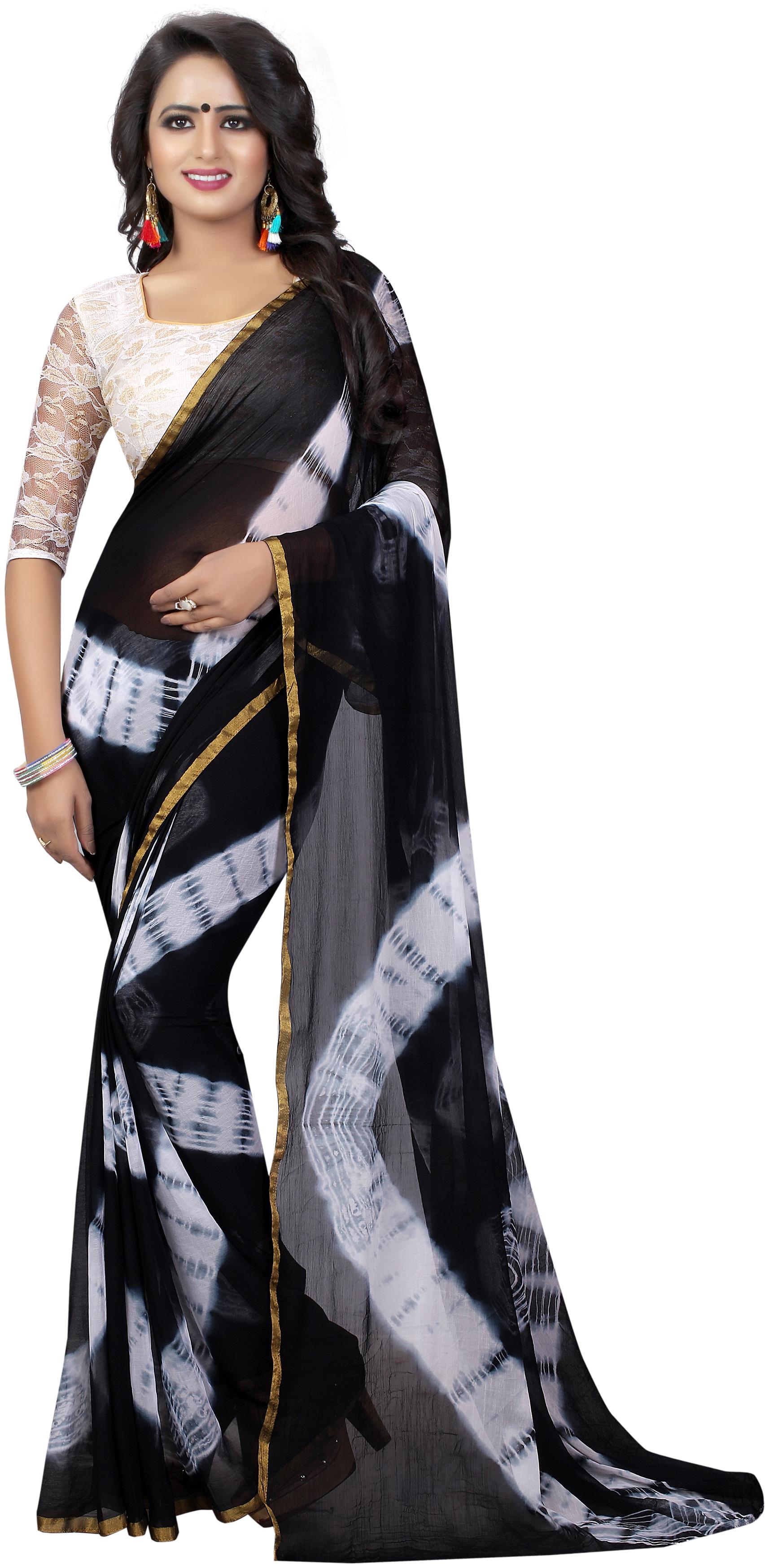 

A To Z Cart Chiffon Multi Saree