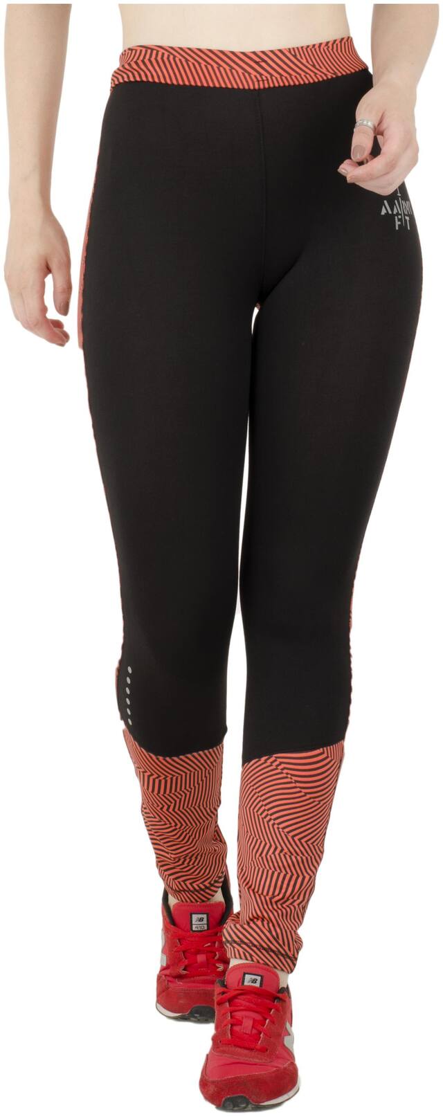 AARMY FIT Women Slim fit Blended Printed Track pants - Maroon