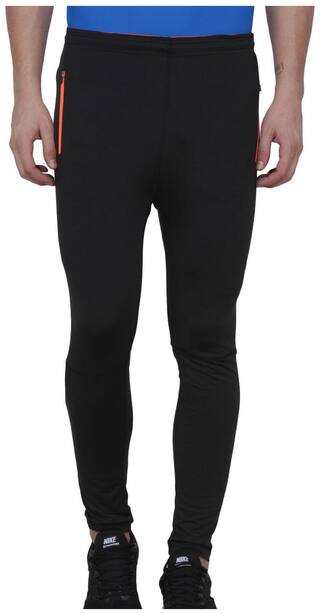 AARMY FIT Men Black Solid Body fit Track pants