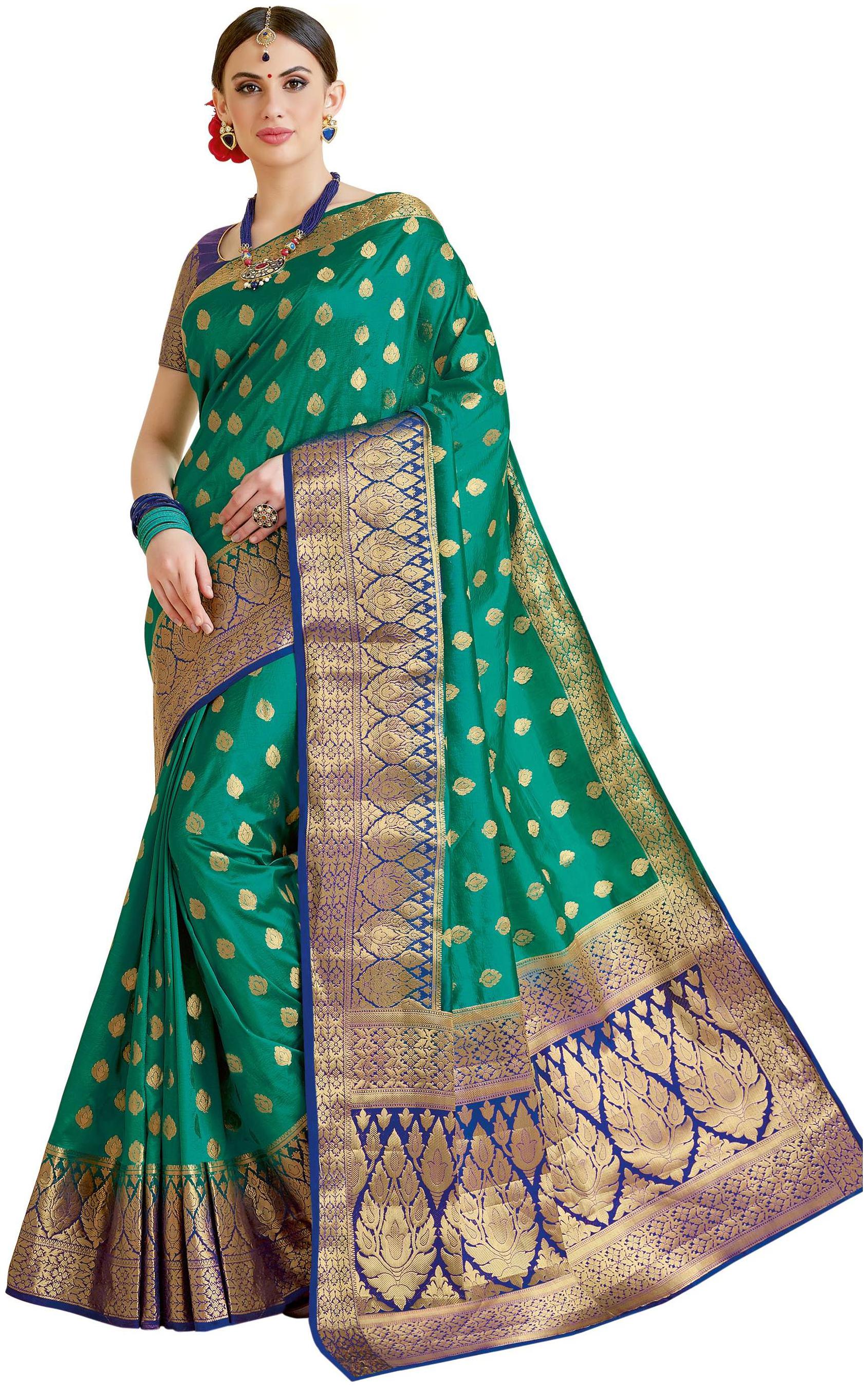 

Aarti Apparels Women s Designer Kanjivaram Silk MNGLM-2271