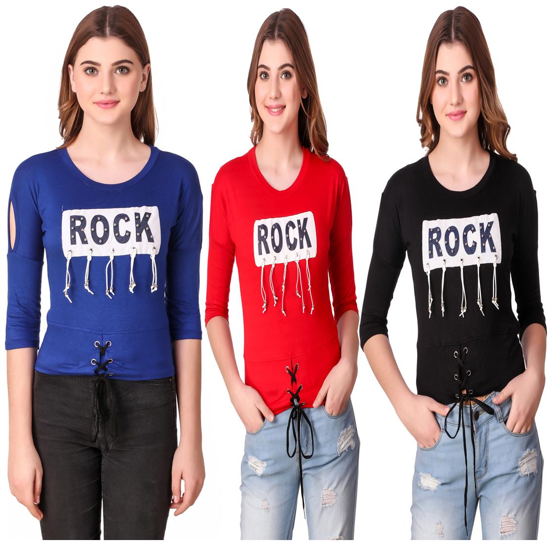 

AARYA WORLD Women Printed Regular top - Multi