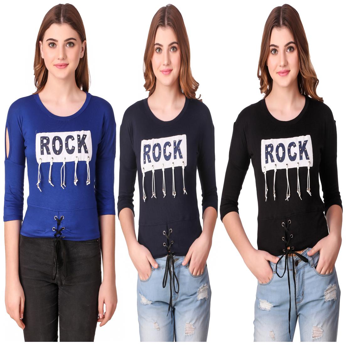 

AARYA WORLD Women Printed Regular top - Multi