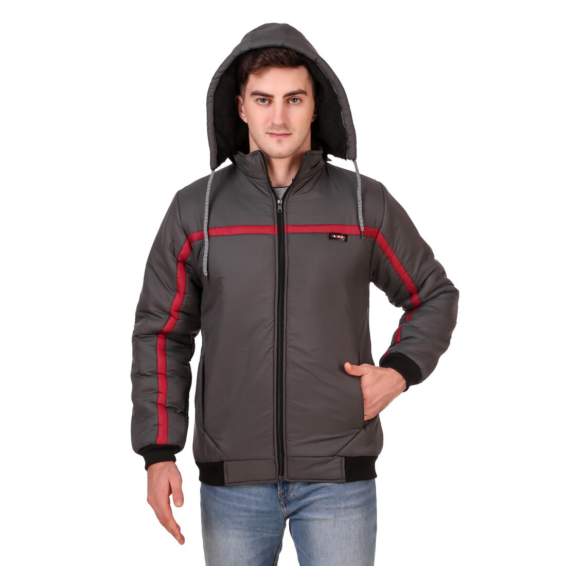

AARYA WORLD Men Green Solid Bomber jacket