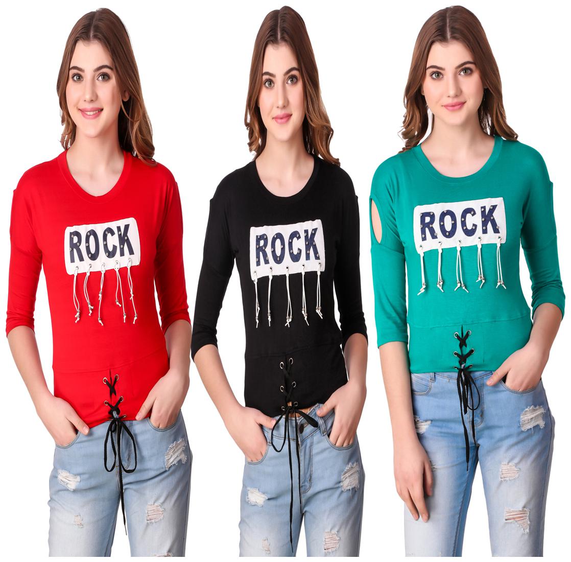 

AARYA WORLD Women Printed Regular top - Multi