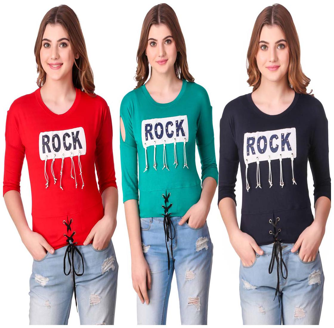 

AARYA WORLD Women Printed Regular top - Multi