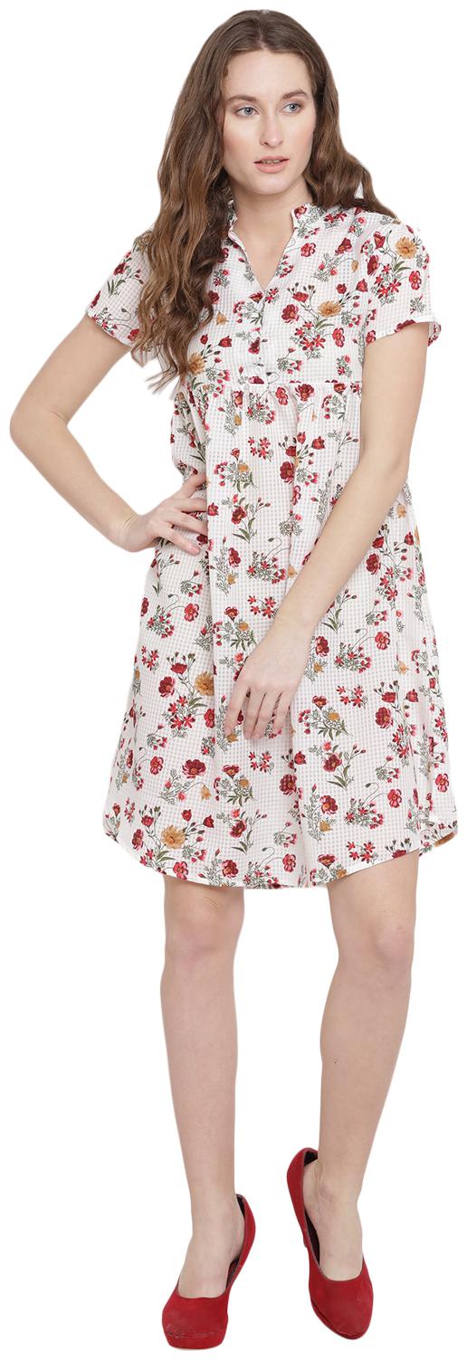 

Abiti Bella Multi Floral Empire dress