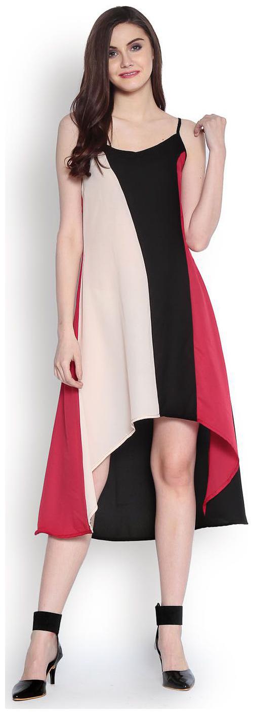 

Abiti Bella Pink Dyed A-line dress