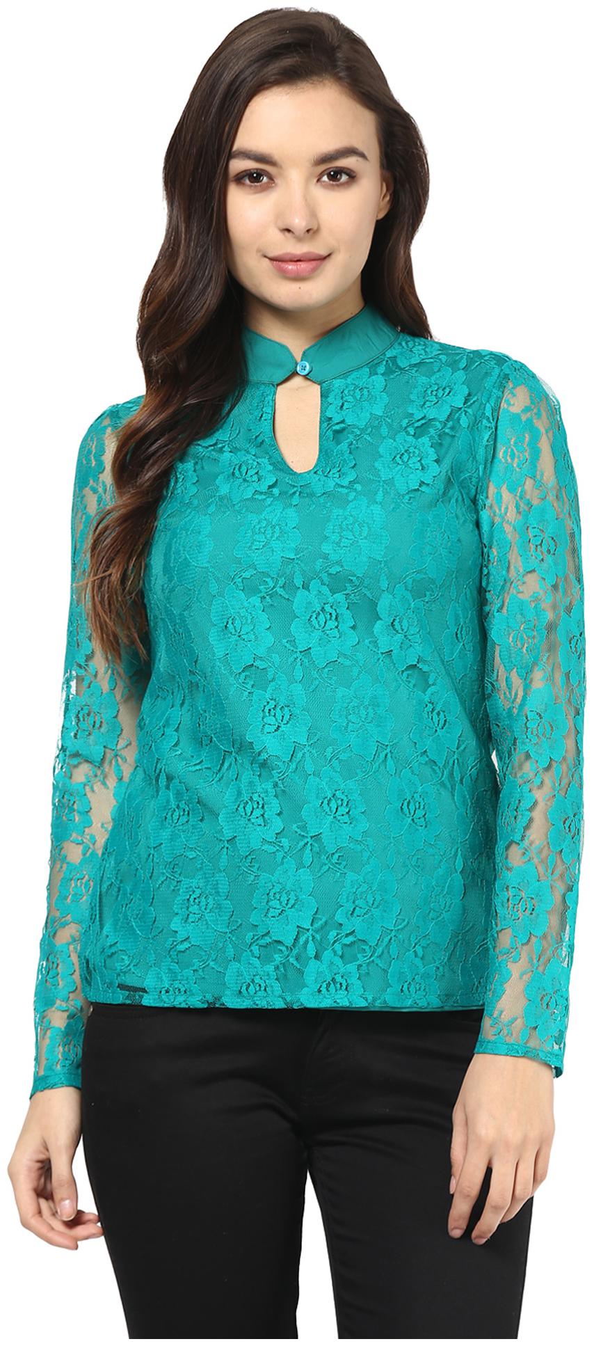 

Abiti Bella Women Solid Regular top - Green