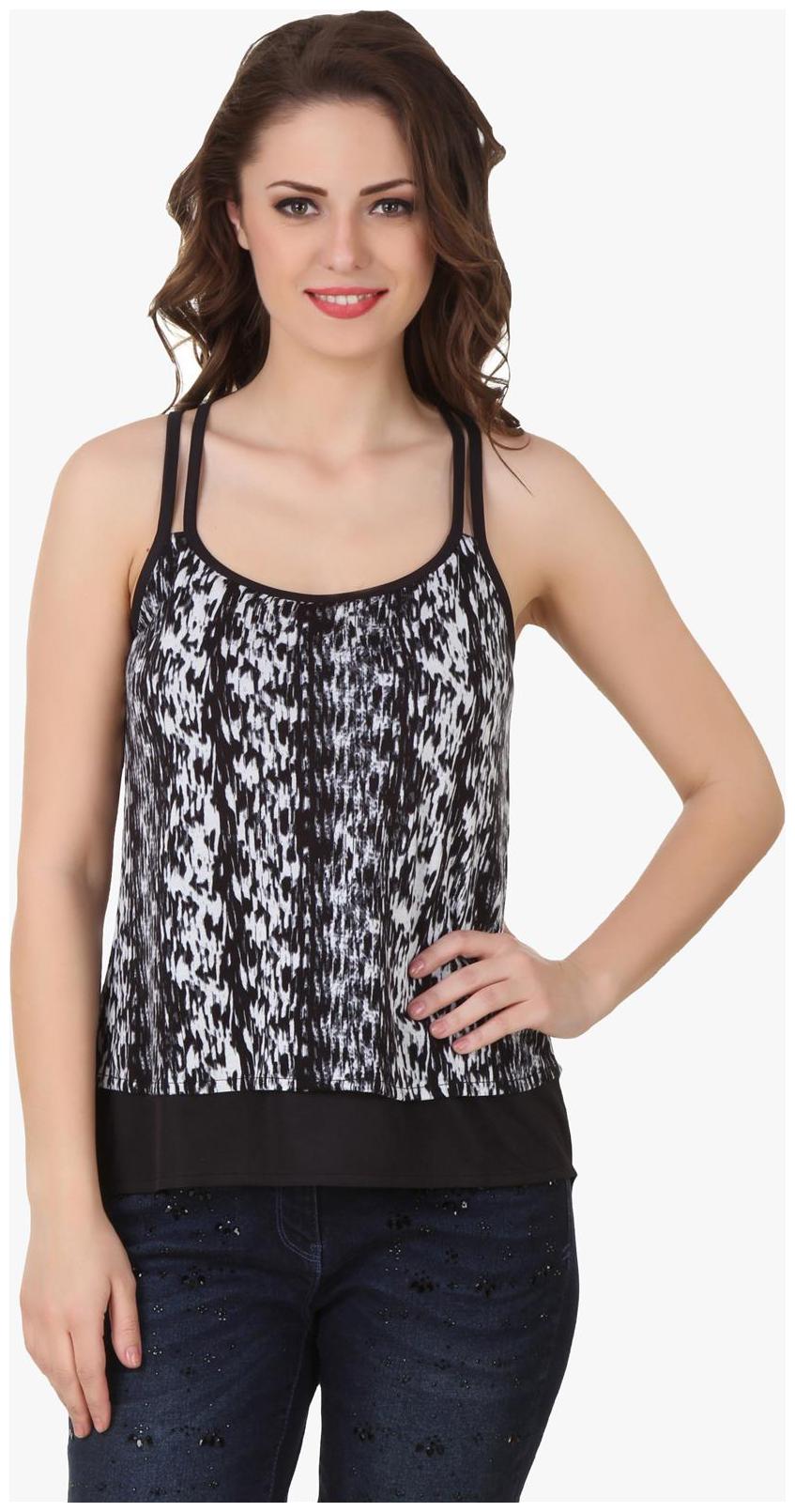 

Texco Acromatic Racer Back Layered Top