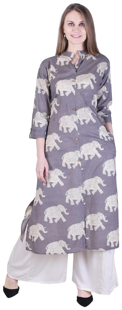 

Adesa Women s Rayon Straight Kurti with Palazzo