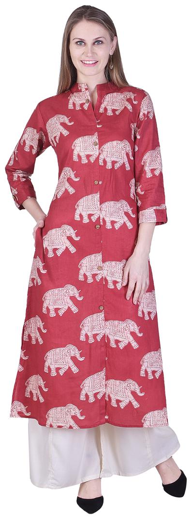 

Adesa Women s Rayon Straight Kurti with Palazzo