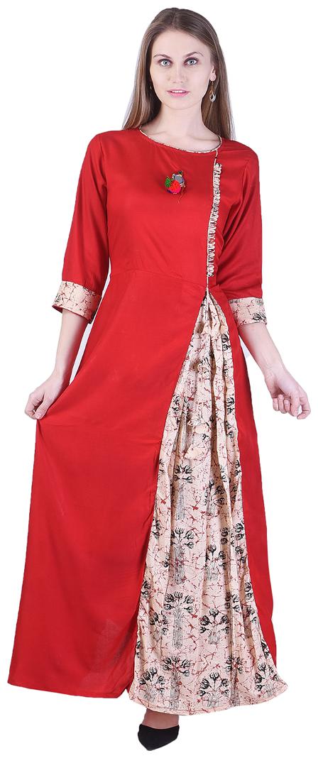 

Adesa Women s Rayon Straight Kurti with Palazzo