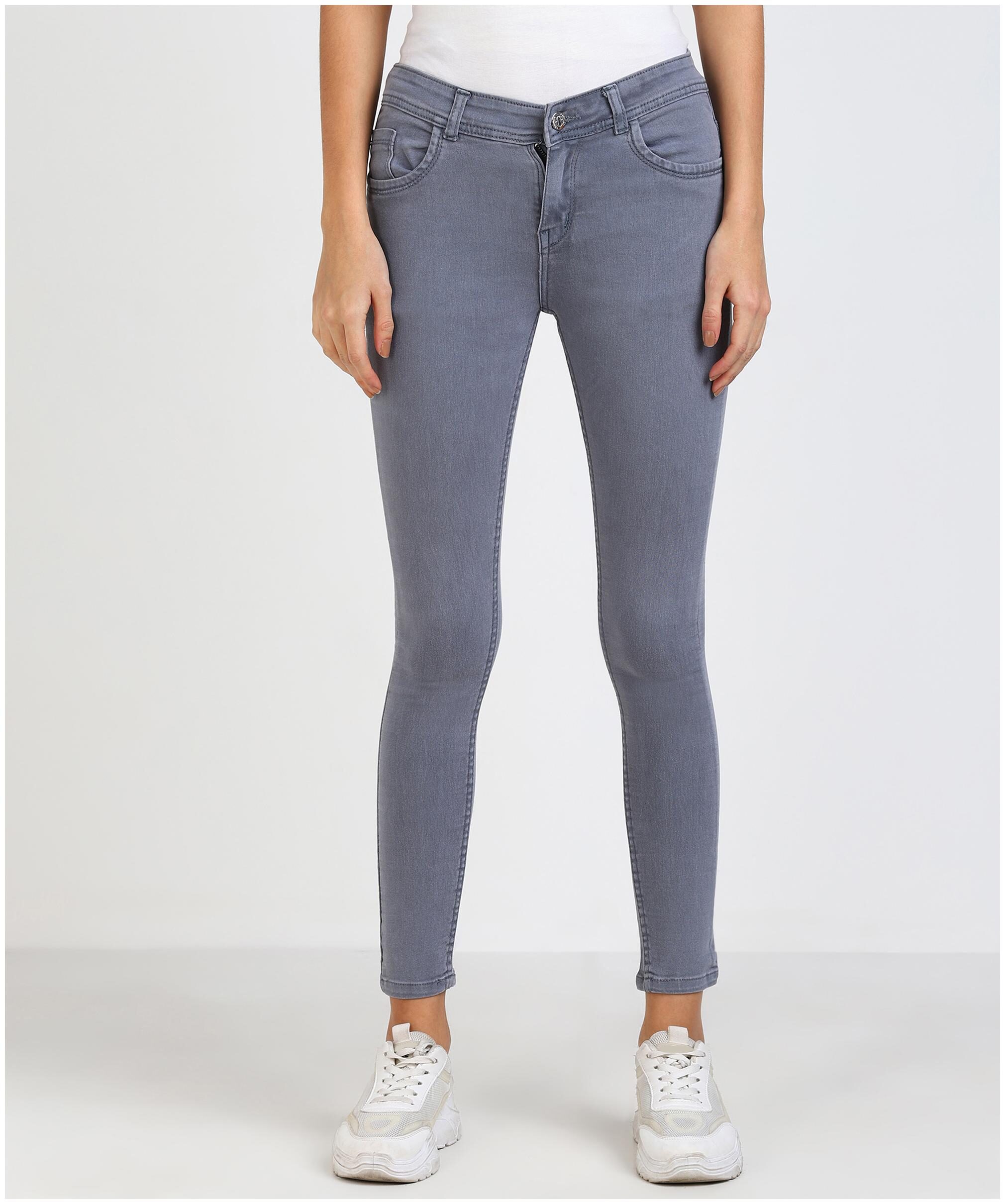 

Adicap Women Grey Slim fit Jeans