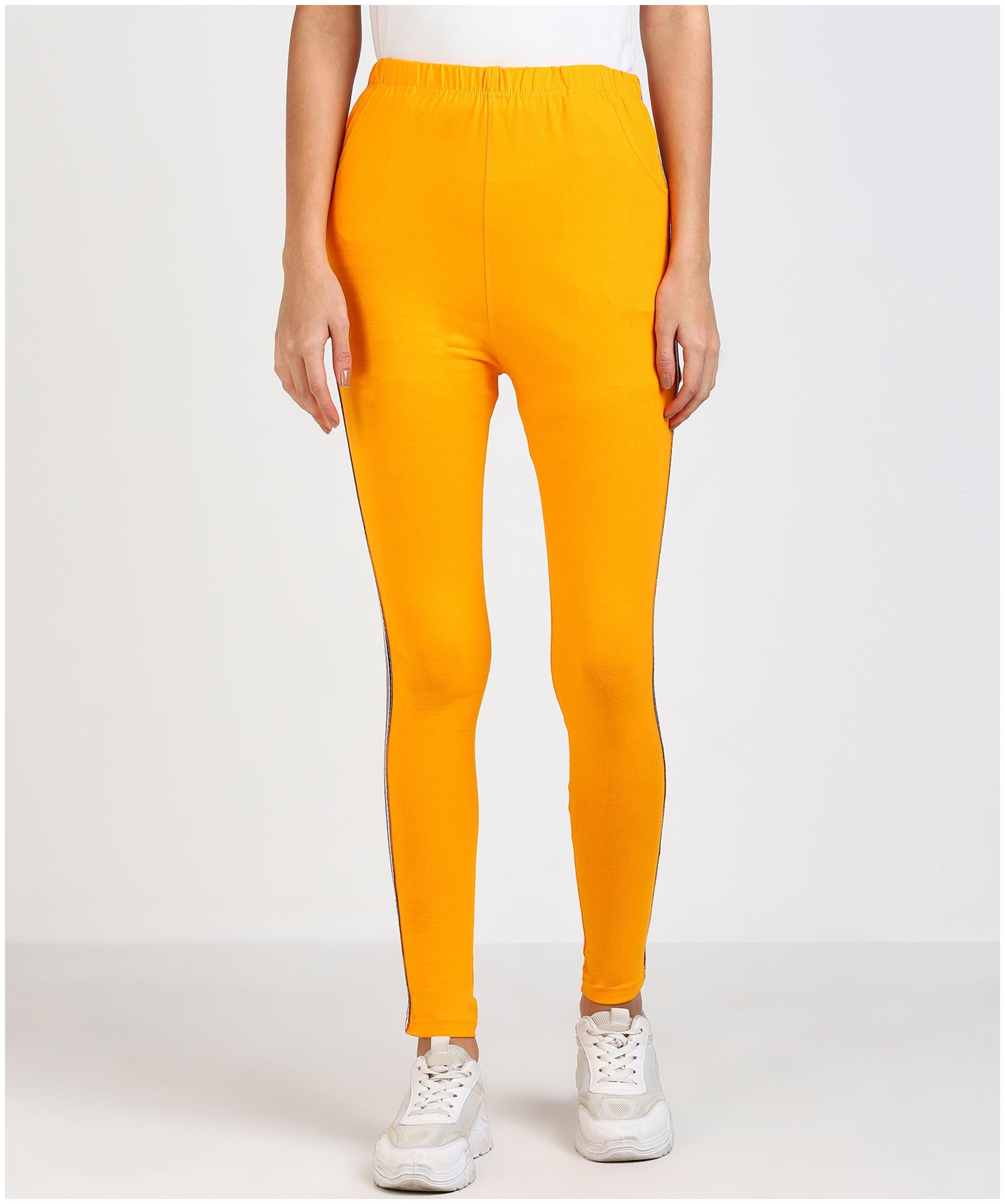 

Adicap Women Yellow Slim fit Jegging