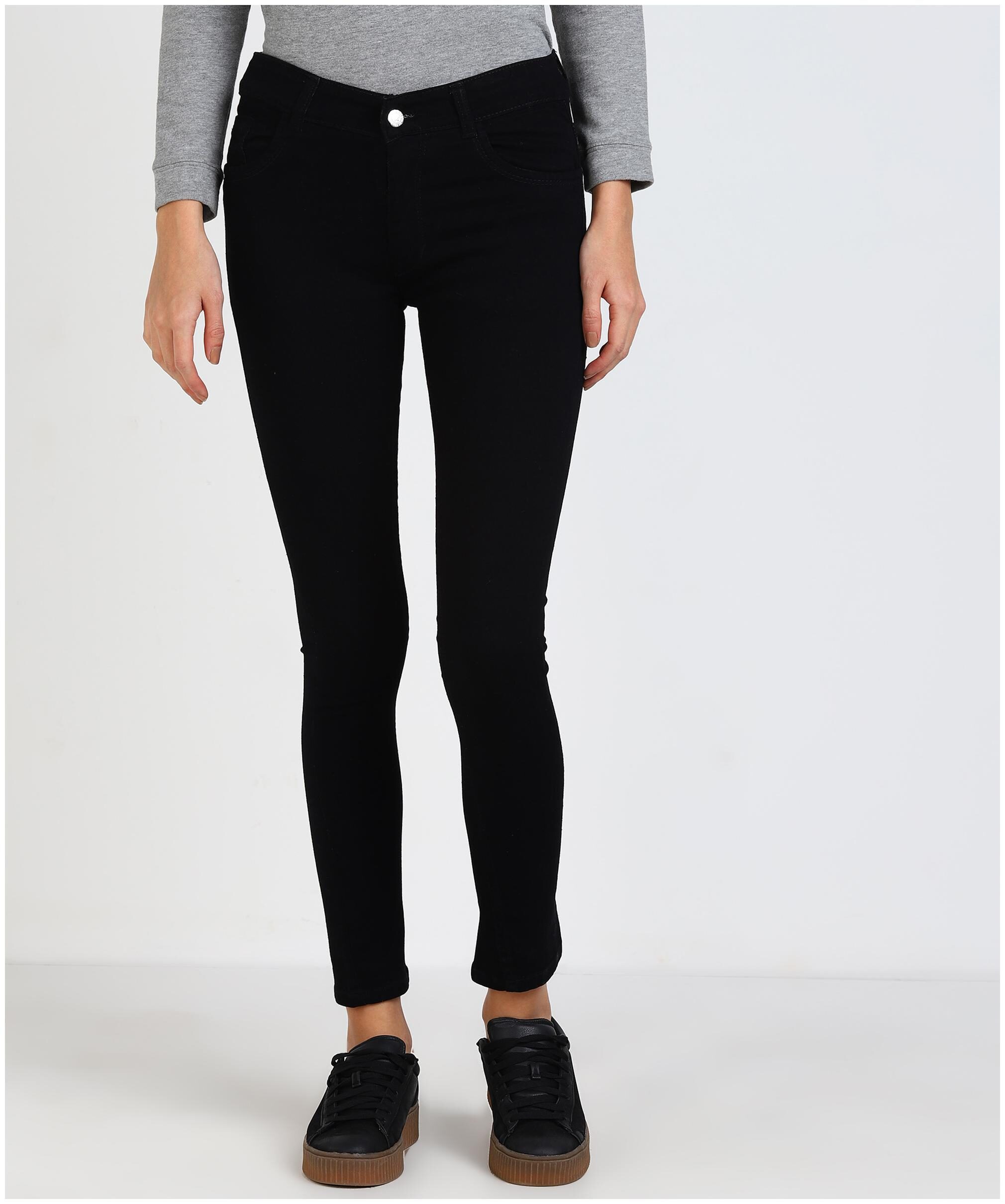 

Adicap Women Black Slim fit Jeans