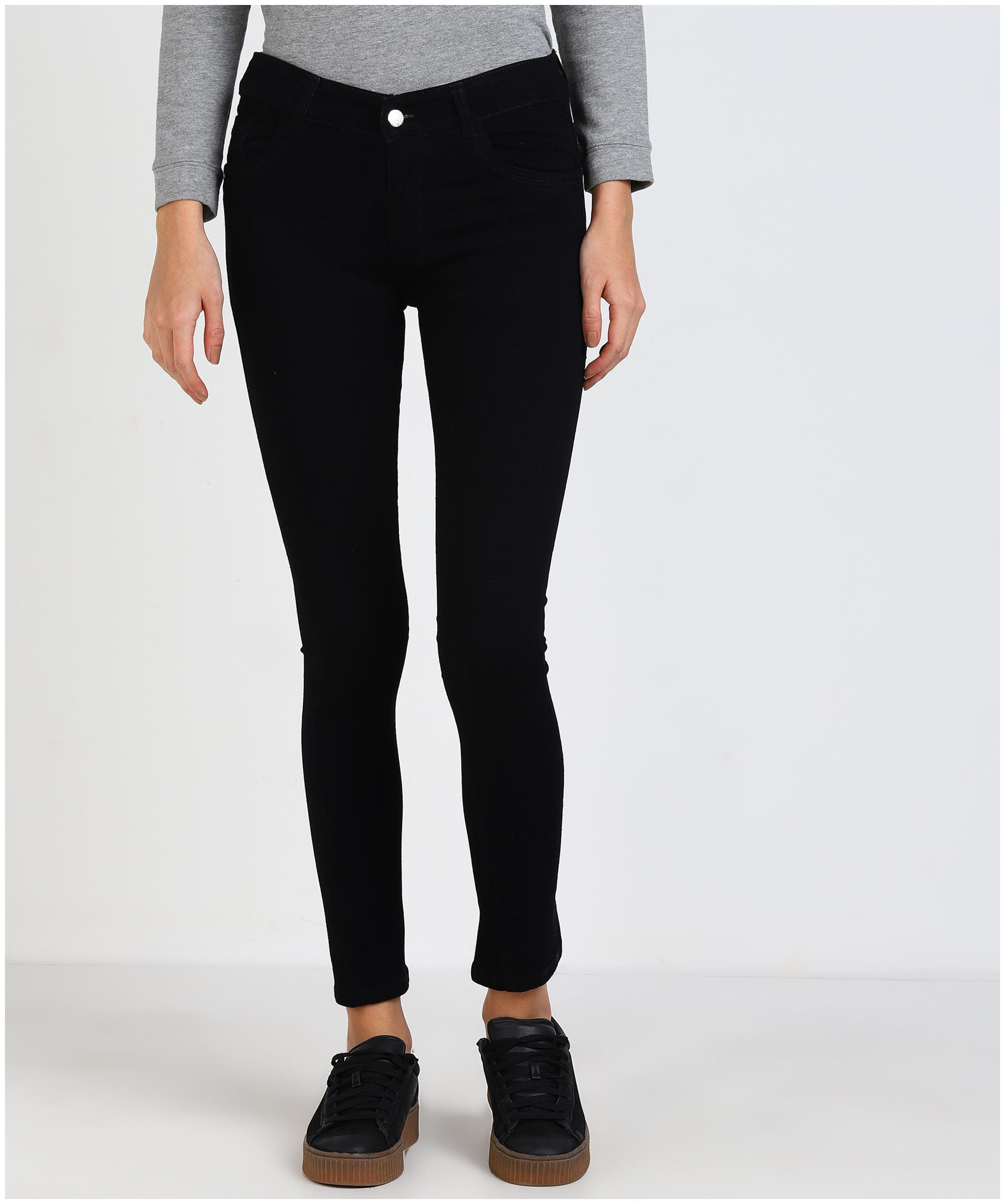 

Adicap Women Black Slim fit Jeans