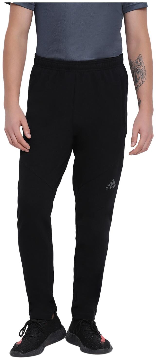 

Adidas Men Black Solid Regular fit Track pants