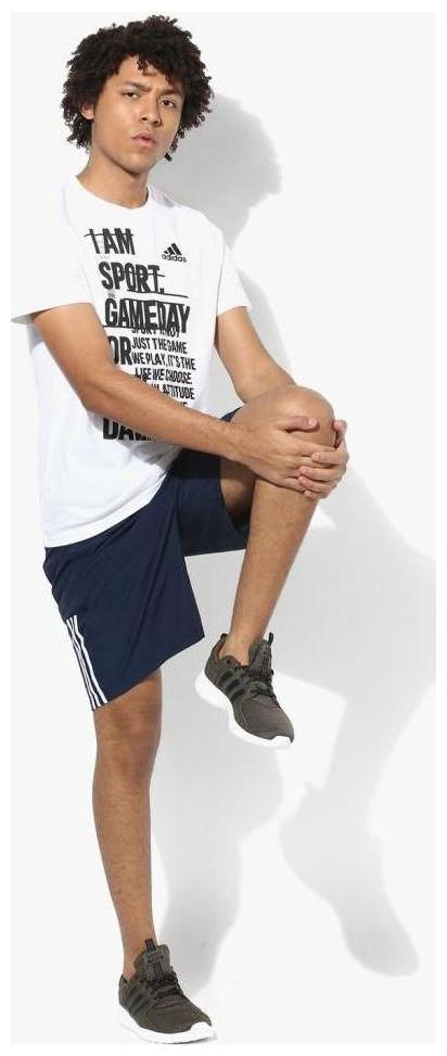 

Adidas Navy Polyester Running Shorts