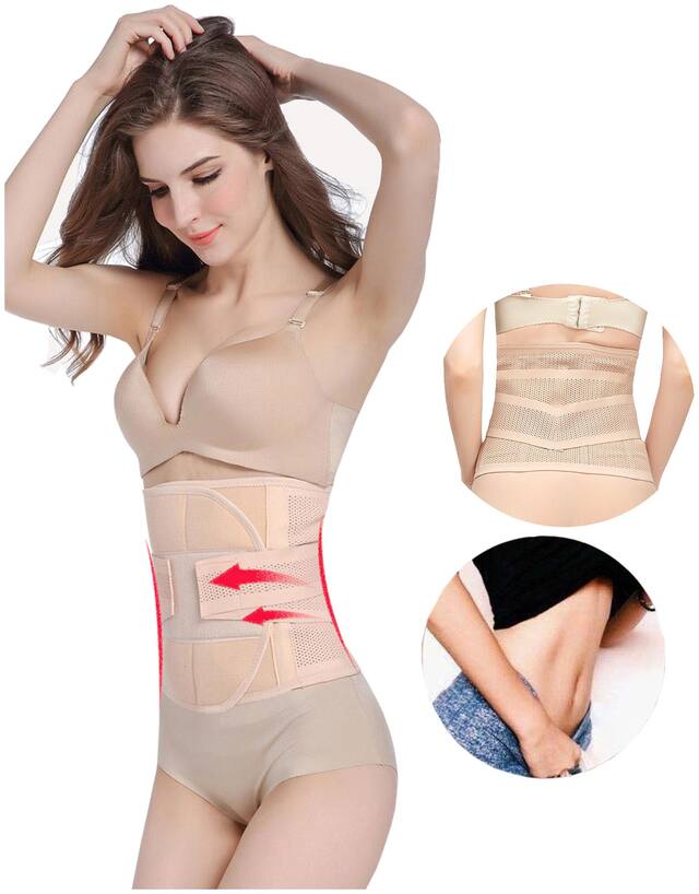 Adjustable Shaper Belt Slimming Belt Waist Shaper, Tummy Trimmer, Sweat Slim Belt, Belly Fat Burner, Stomach Fat Burner, Super Stretch, Body Shaper Body Slim Look for Unisex