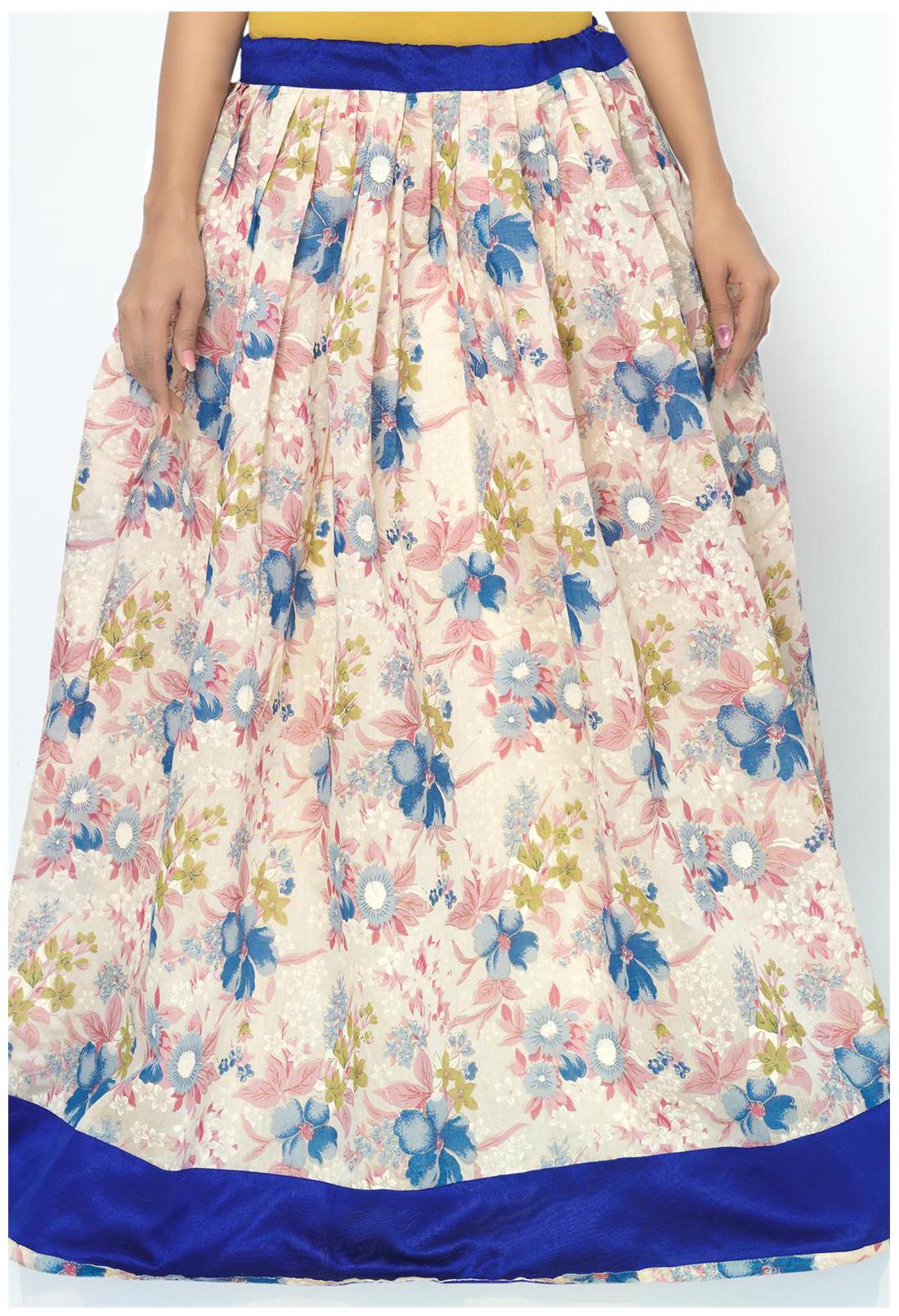 

Admyrin Beige Cotton Skirt